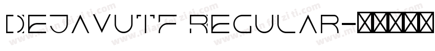 DejavuTF Regular字体转换